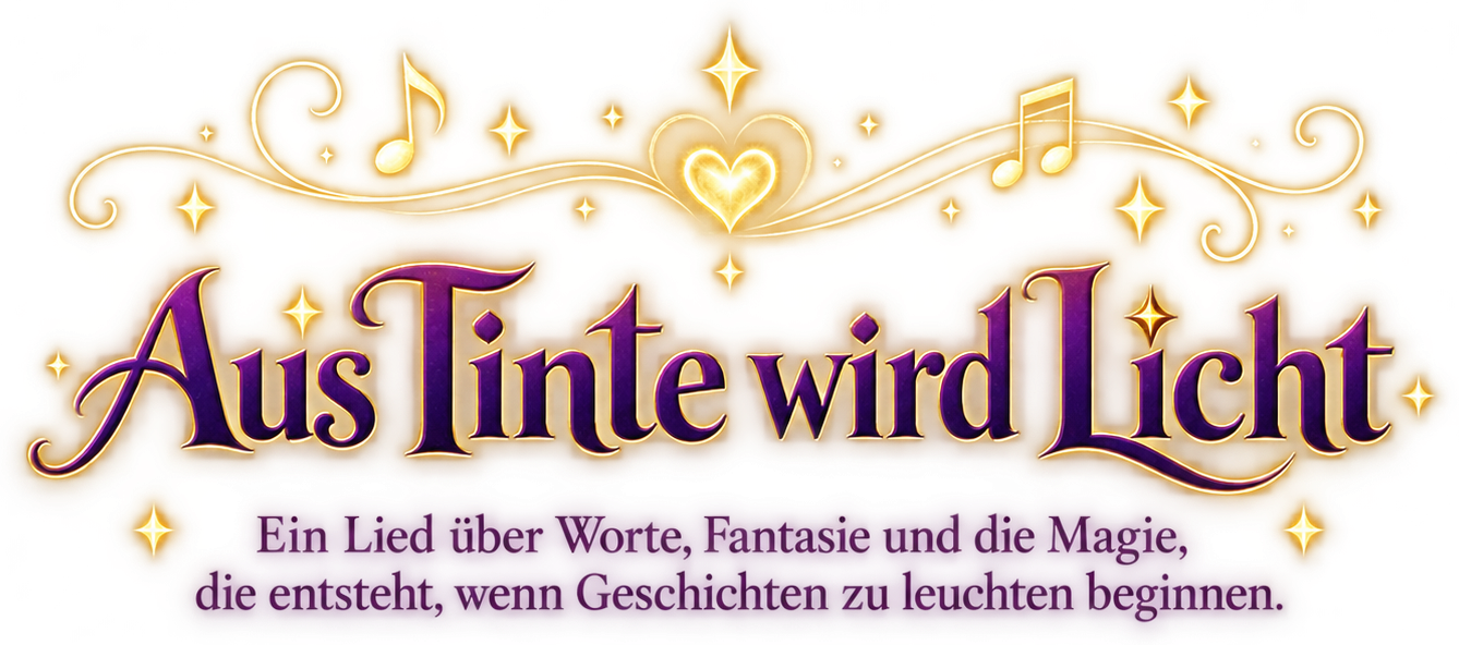 Aus Tinte wird Licht &ndash; Ein Lied über Worte, Fantasie und die Magie, die entsteht, wenn Geschichten zu leuchten beginnen.