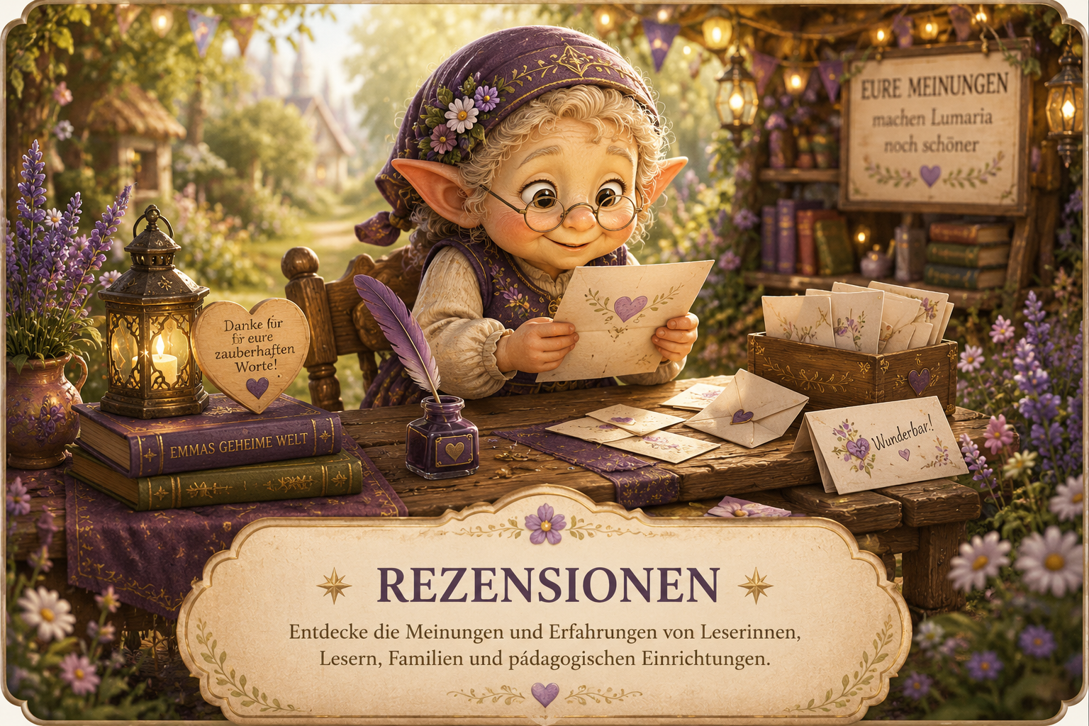 Rezensionen: Entdecke die Meinungen und Erfahrungen von Leserinnen, Lesern, Familien und pädagogischen Einrichtungen.